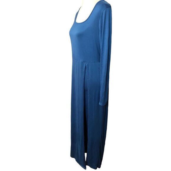 Fashion Nova blue long sleeve maxi cut to thigh and matching pants NWT XL - Picture 3 of 8